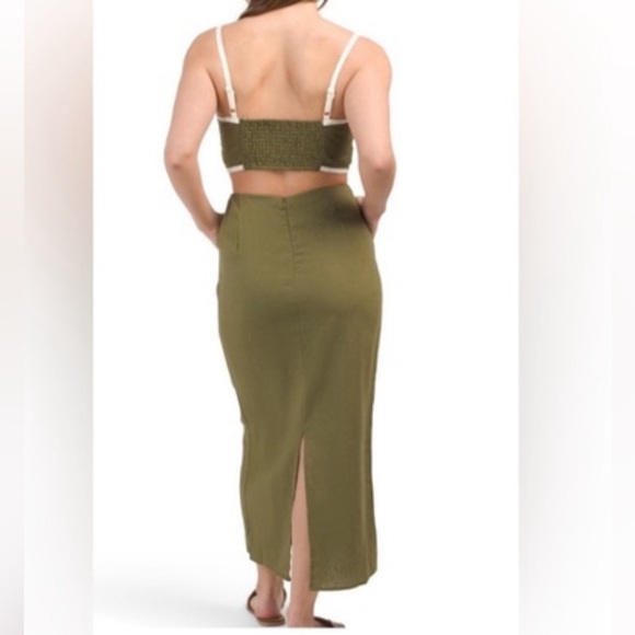 House of Harlow 1960 Linen Blend Skirt - Picture 5 of 6